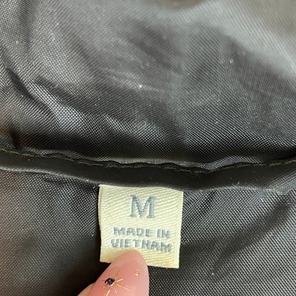 Uniqlo Women's Puffer Coat Hooded Faux Fur Trim Black Size M - Picture 6 of 9